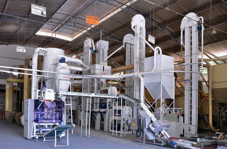 Equipamentos de beneficiamento de arroz